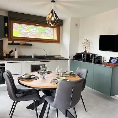 Les Gets: Cosy, Garage Prive, Wi-fi, Linge Inclus *