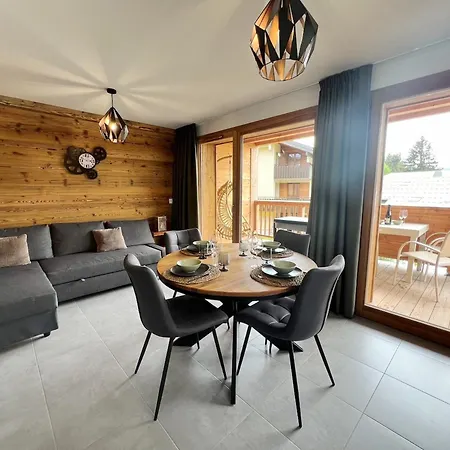 Les Gets: Cosy, Garage Prive, Wi-fi, Linge Inclus *